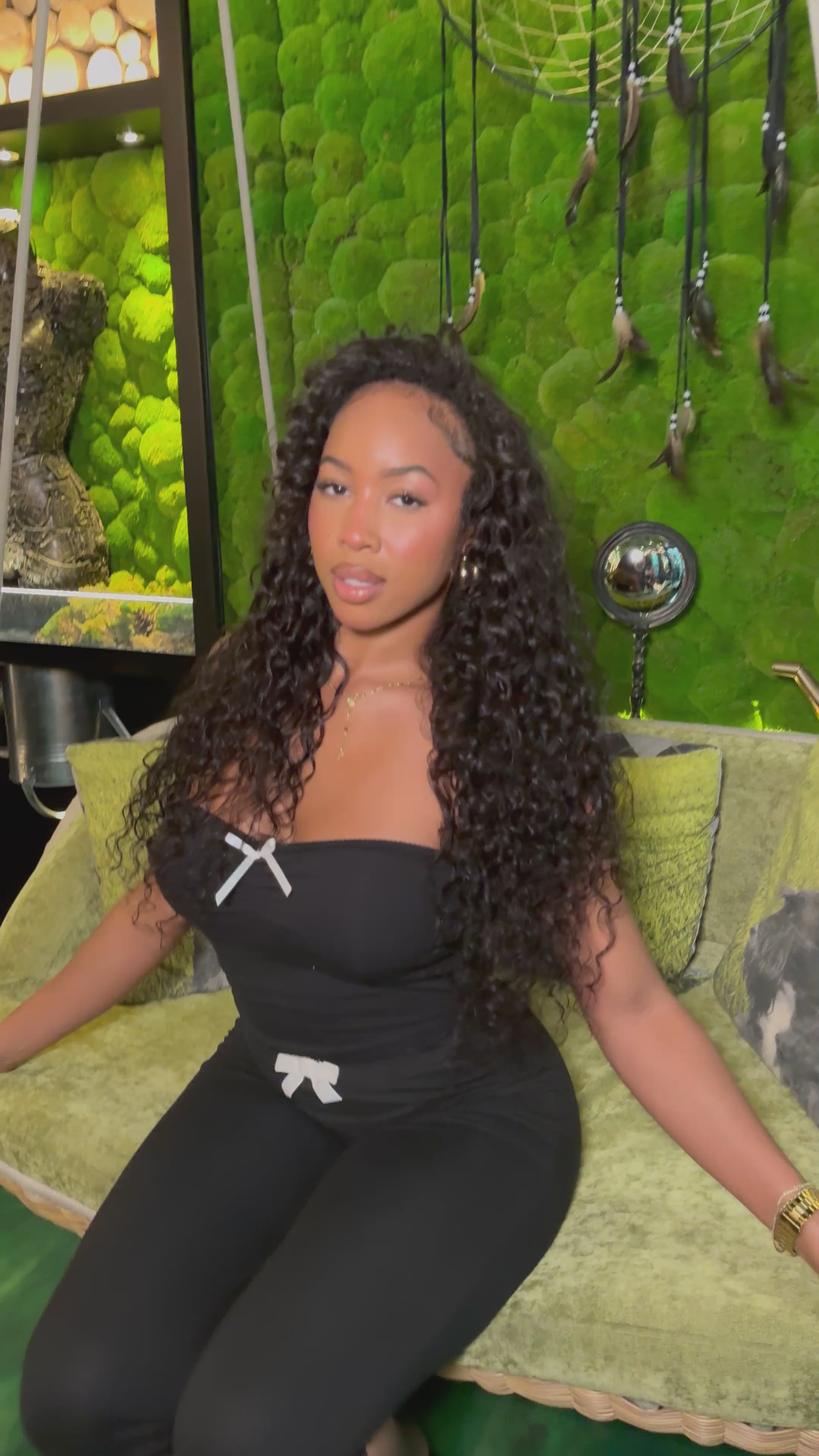 Flip Over Half Wig - Belize Loose Curl